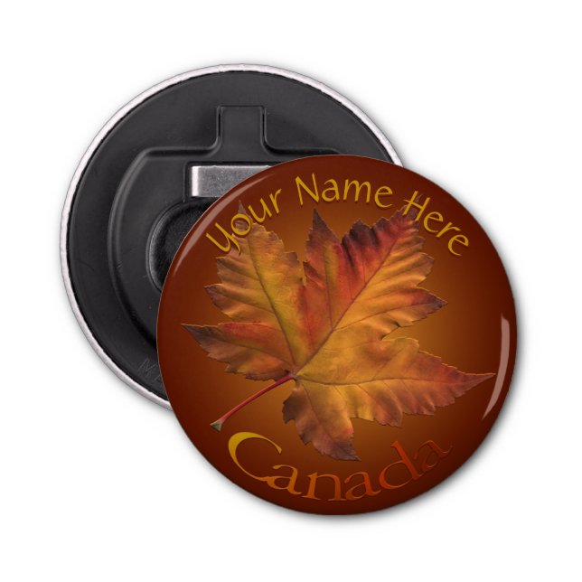 Canada Bottle Opener Custom Maple Leaf Souvenirs (Front)