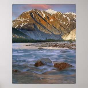 Canada, British Columbia, Alsek River Valley. Poster