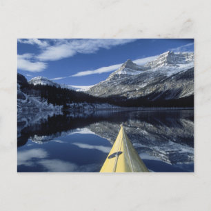 Canada, British Columbia, Banff. Kayak bow on Postcard