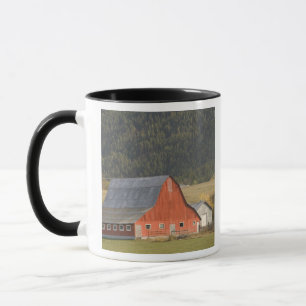 CANADA, British Columbia, Enderby. Red Barn / Mug