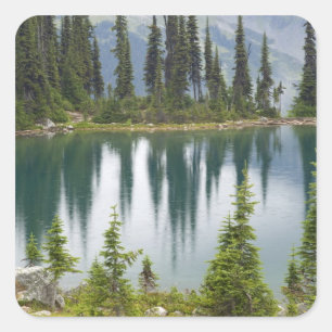 Canada, British Columbia, Revelstoke National Square Sticker