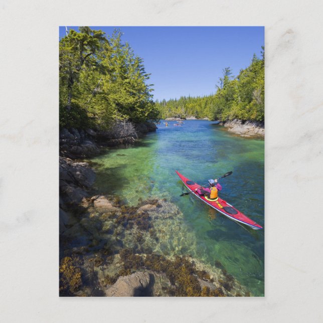 Canada, British Columbia, Vancouver Island. Sea Postcard (Front)