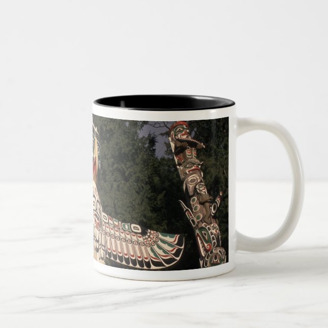 Canada, British Columbia, Vancouver.  Native Two-Tone Coffee Mug (Right)