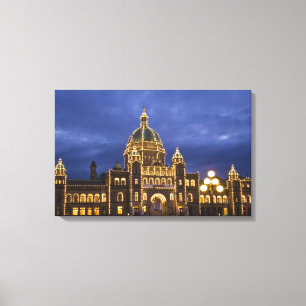 CANADA, British Columbia, Victoria. Evening, Canvas Print