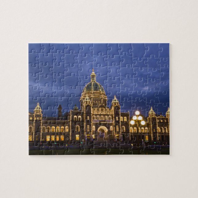 CANADA, British Columbia, Victoria. Evening, Jigsaw Puzzle (Horizontal)