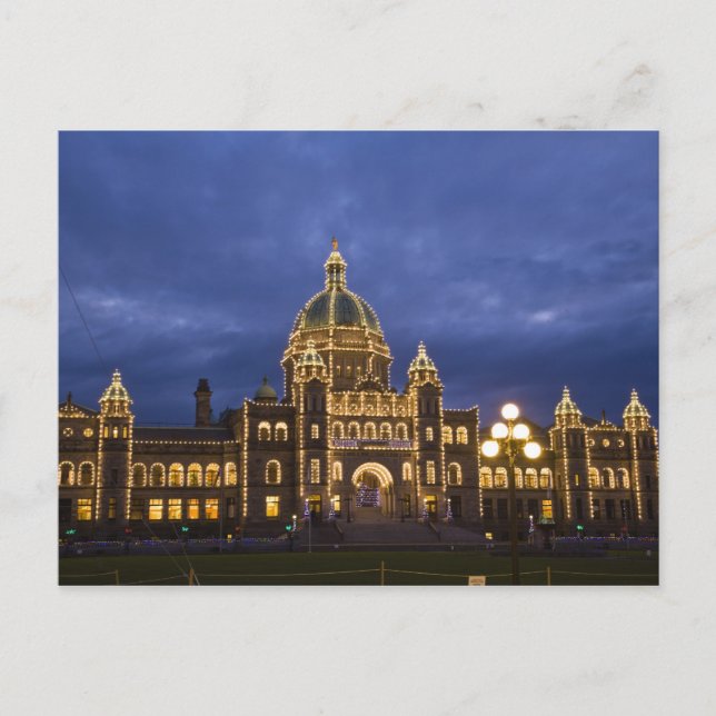 CANADA, British Columbia, Victoria. Evening, Postcard (Front)