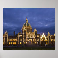 CANADA, British Columbia, Victoria. Evening,