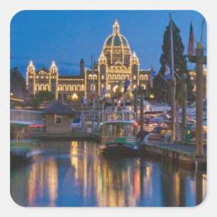 Canada, British Columbia, Victoria, Inner Square Sticker