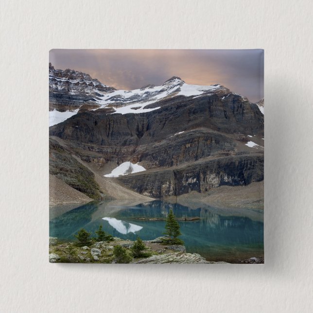 Canada, British Columbia, Yoho National Park. 15 Cm Square Badge (Front)