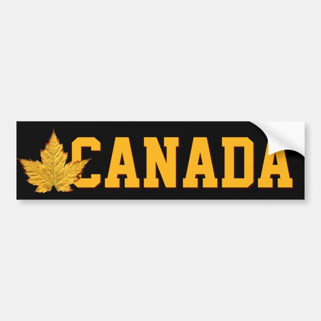 Canada Bumper Sticker Canada Souvenir Stickers (Front)