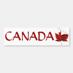 Canada Bumper Sticker Canadian Maple Leaf Stickers