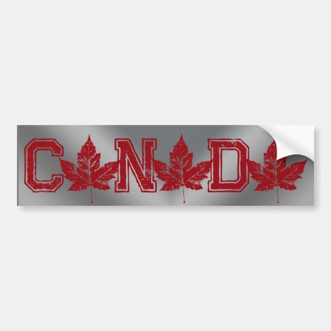 Canada Bumper Stickers Custom Canada Souvenir (Front)