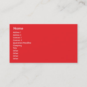 Canada - Business Business Card