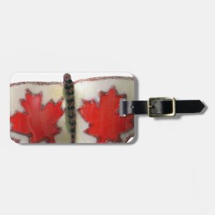 Canada Butterfly Luggage Tag
