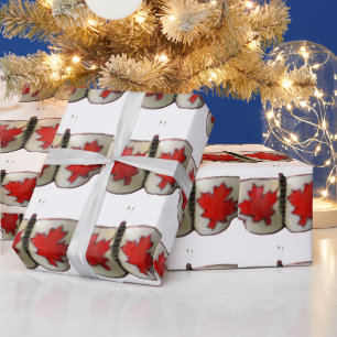 Canada Butterfly Wrapping Paper