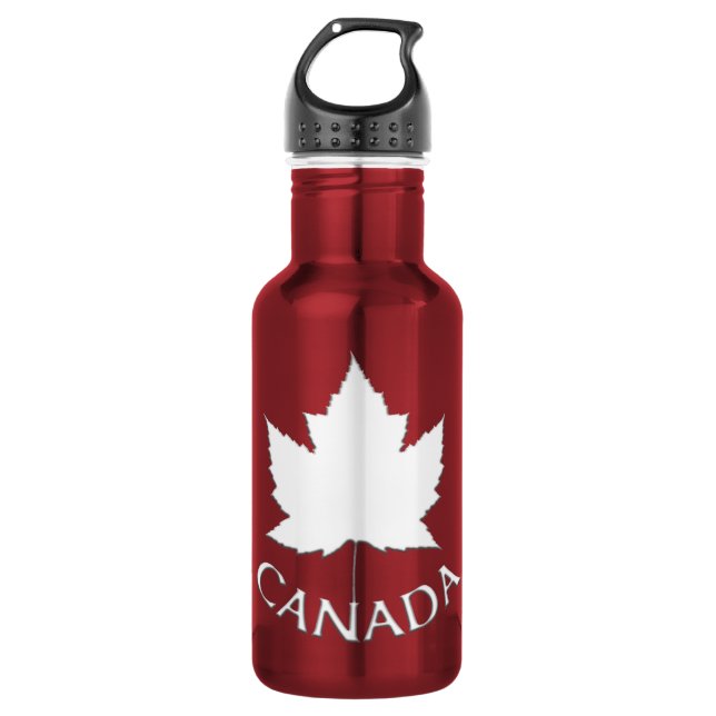Canada Canada Flag Souvenir Water Bottle (Front)