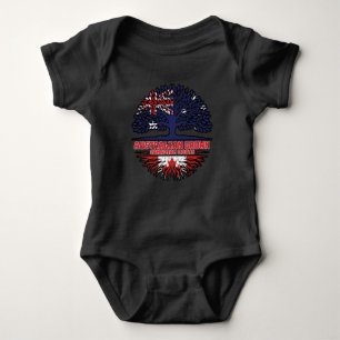 Canada Canadian Australia Australian Tree Roots Baby Bodysuit