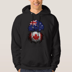 Canada Canadian Australian Australia Tree Roots Hoodie