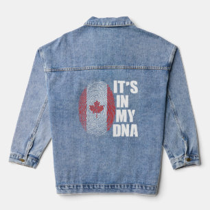 Canada Canadian Canadian Flag Canadian Parents Anc Denim Jacket