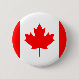 Canada - Canadian Flag 6 Cm Round Badge
