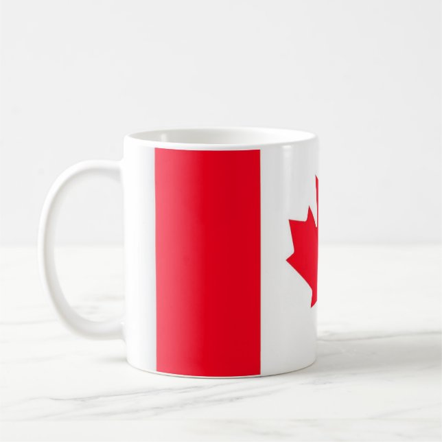 CANADA. Canadian flag. Patriotic. Coffee mug (Left)