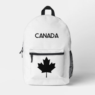CANADA. Canadian flag. Patriotic.  Printed Backpack