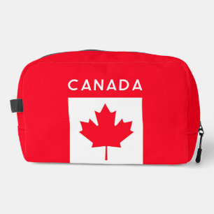 CANADA. Canadian flag. Patriotic. Toiletry bag