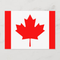 Canada (Canadian) Flag Postcard