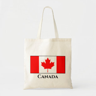 Canada (Canadian) Flag Tote Bag