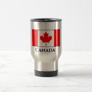 Canada (Canadian) Flag Travel Mug