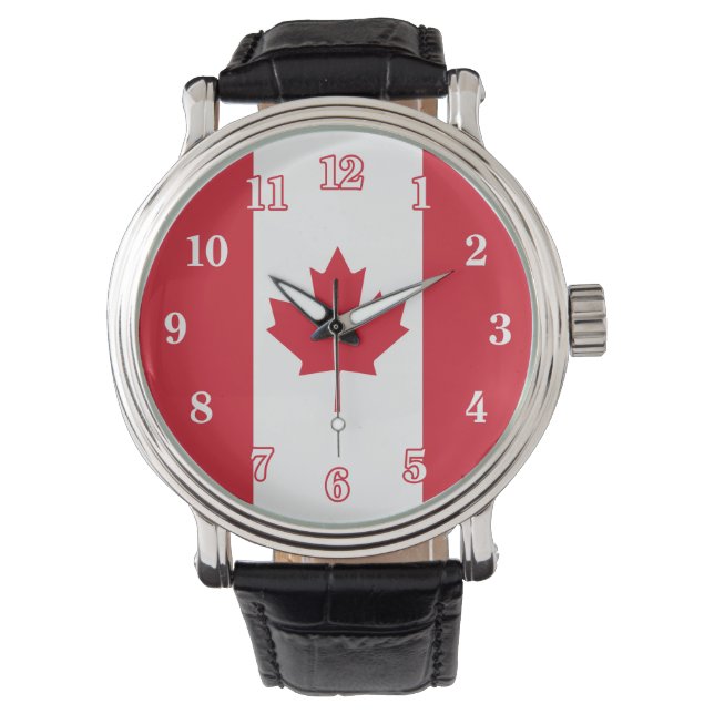 Canada Canadian Flag Watch (Front)