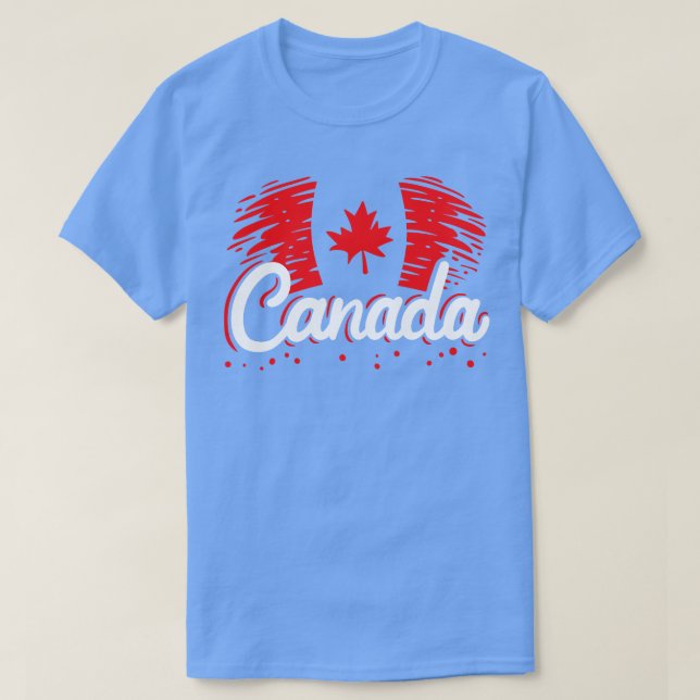 Canada Canadian Maple Leaf T-Shirt (Design Front)