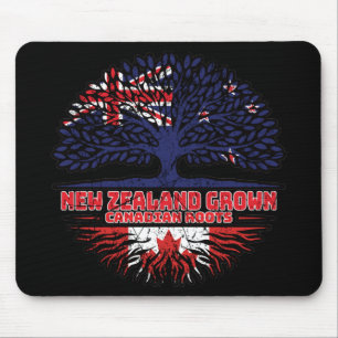 Canada Canadian New Zealand New Zealander Tree Mouse Mat