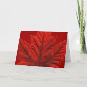 Canada Cards Canada Flag Greeting Cards Custom