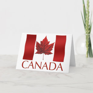 Canada Cards Canada Flag Greeting Cards Custom