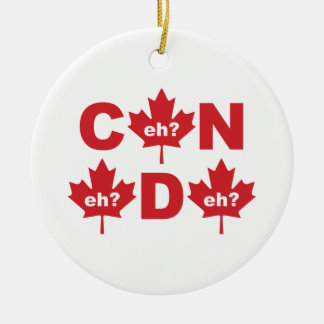 Canada Ceramic Tree Decoration