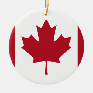 CANADA CERAMIC TREE DECORATION