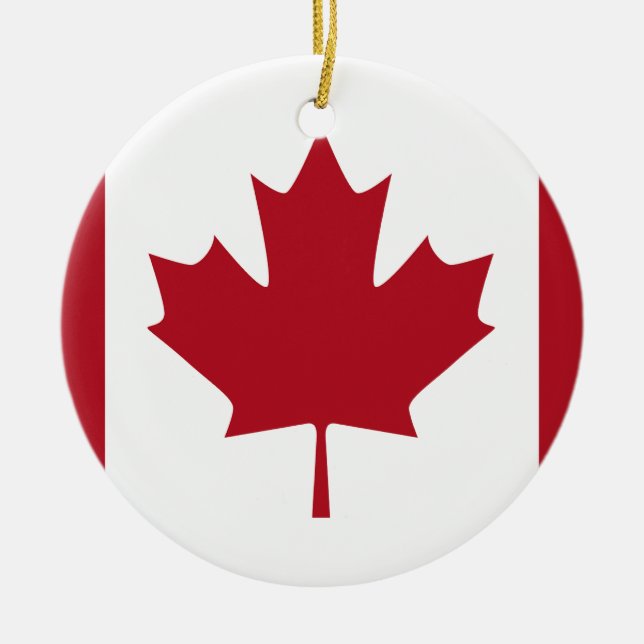 CANADA CERAMIC TREE DECORATION (Front)