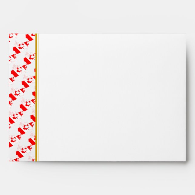 CANADA Christian Custom Wedding Stationery Envelope (Front)