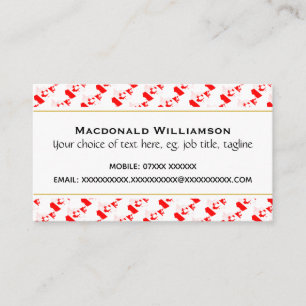 CANADA Christian Scripture John 3:16 Business Card