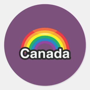 CANADA CLASSIC ROUND STICKER