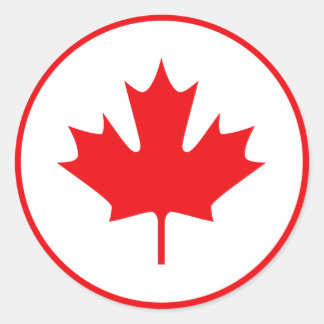 Canada Classic Round Sticker