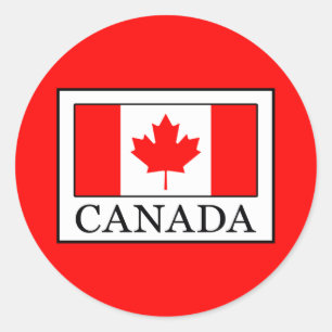Canada Classic Round Sticker