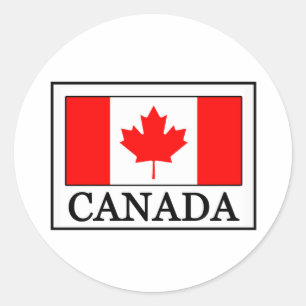 Canada Classic Round Sticker