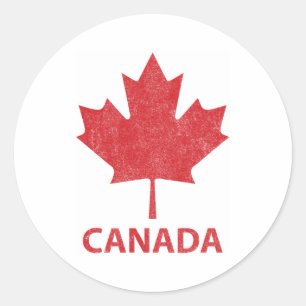 Canada Classic Round Sticker
