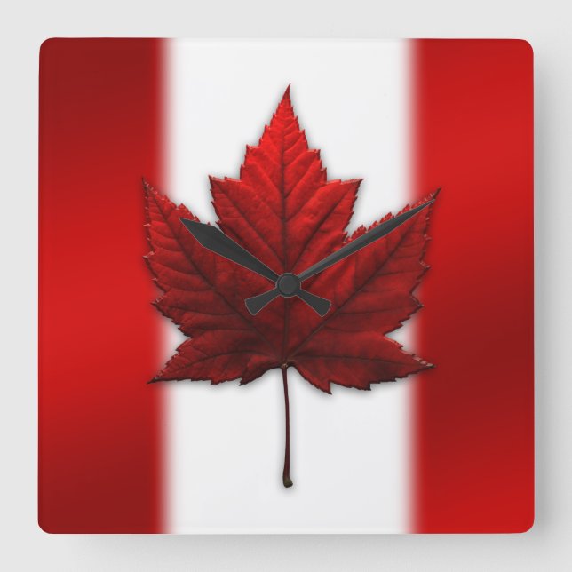 Canada Clock Canada Flag Souvenir Wall Clocks (Front)