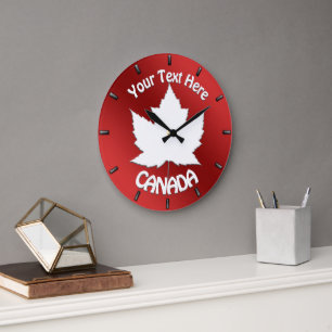 Canada Clock Canada Souvenir Wall Clock Customise