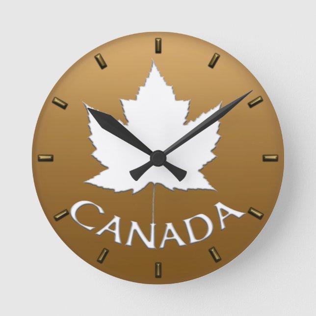 Canada Clock Canada Souvenir Wall Clocks Customise (Front)