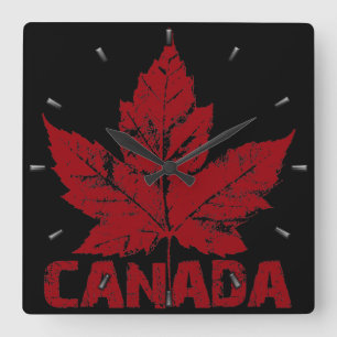 Canada Clock Cool Canada Souvenir Wall Clocks Gift
