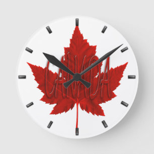 Canada Clock Cool Canada Souvenir Wall Clocks Gift